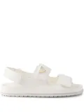 Prada leather sandals - White