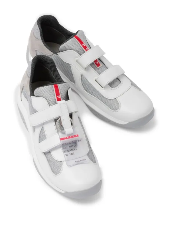 【ストラップ仕様】PRADA America's Cup Originalスニーカー Prada America's Cup Original スニーカー | ホワイト | FARFETCH JP