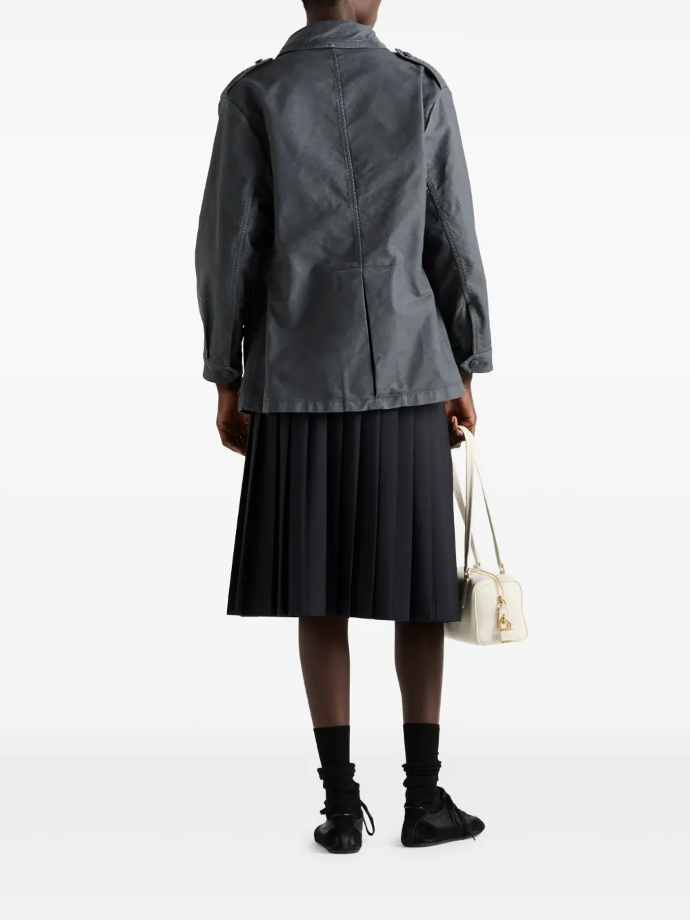 【おトク】 Prada プリーツ スカート | ブルー | FARFETCH JP スカート