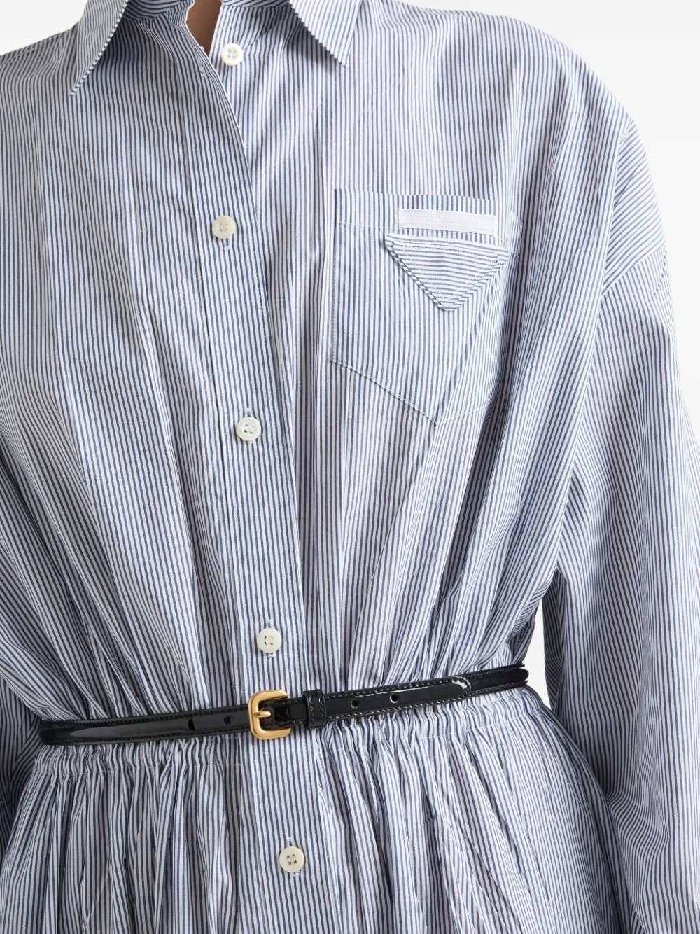 Prada Gestreepte jurk Blauw