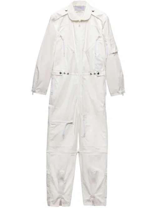 Prada combinaison en coton - Blanc - Prada - Modalova