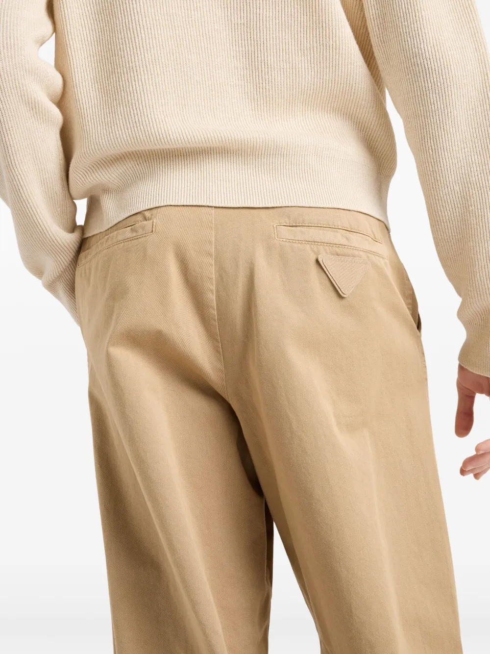 Prada Katoenen broek Beige