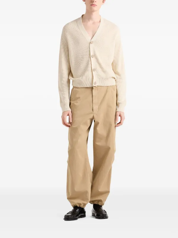 PRADA★コットンパンツ Prada コットンパンツ | ニュートラル | FARFETCH JP