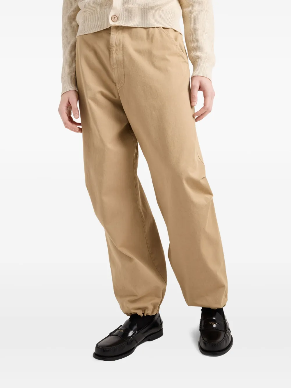 Prada Katoenen broek Beige