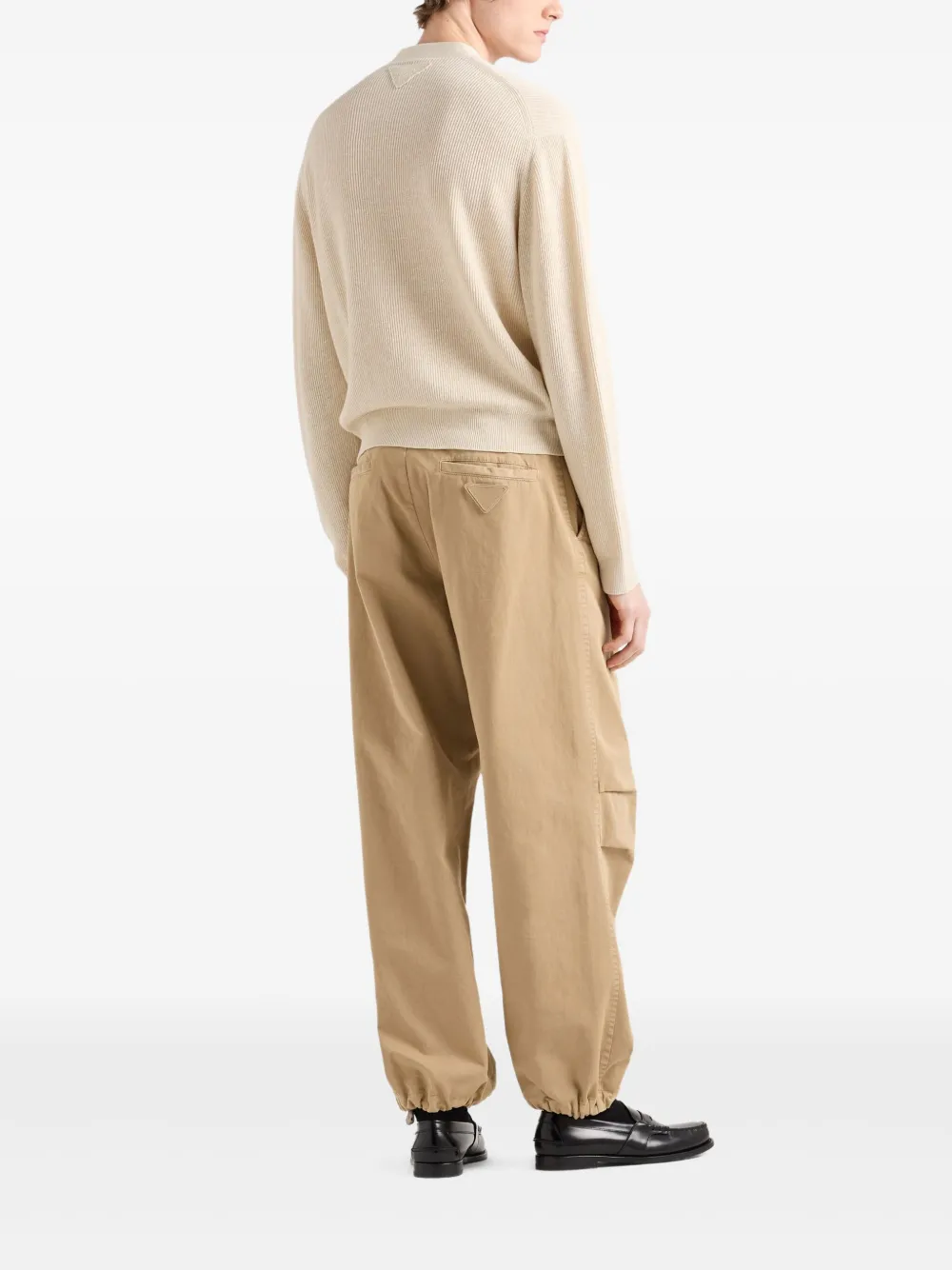 Prada Katoenen broek Beige