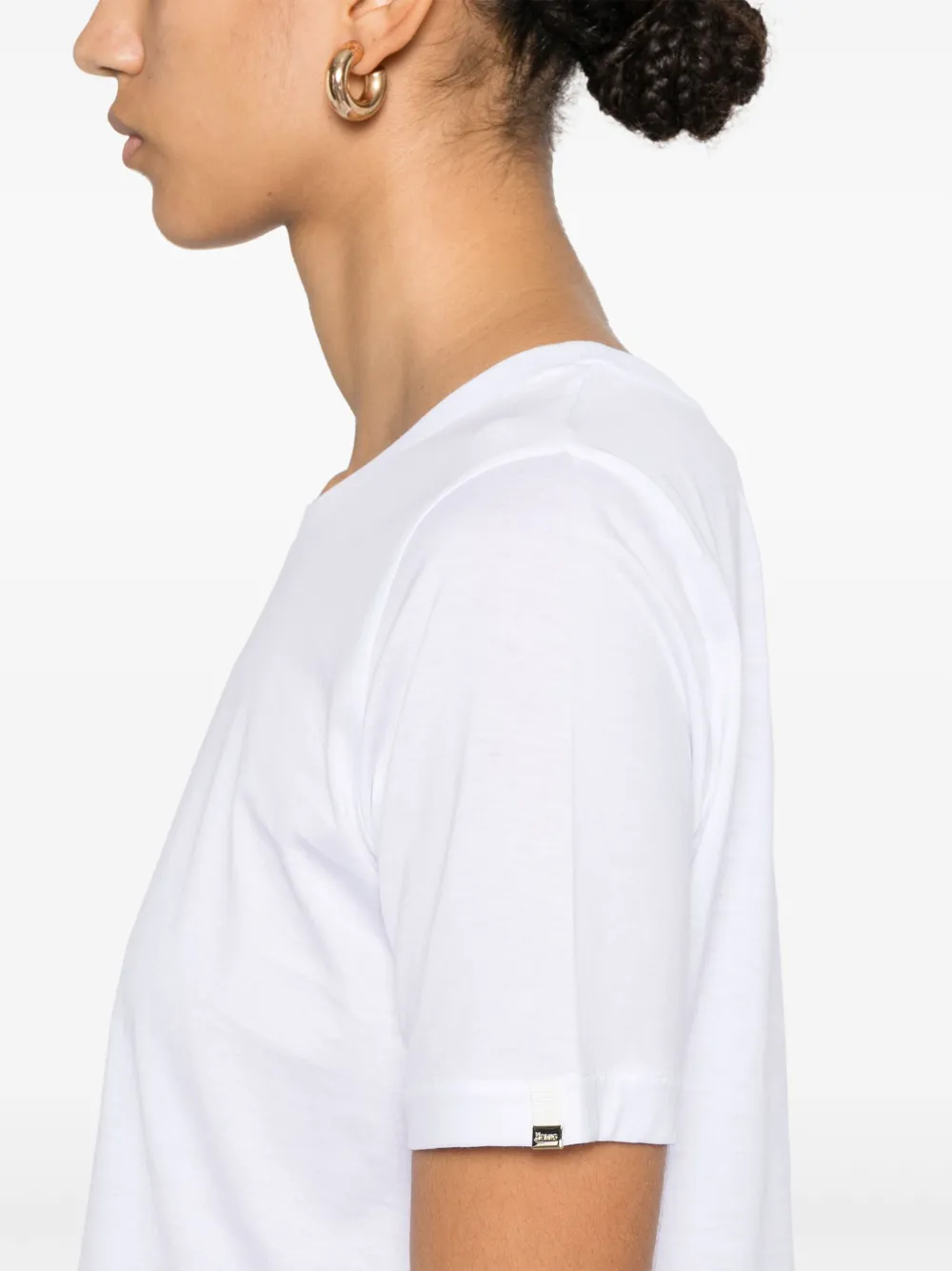 Shop Herno Lightweight-jersey T-shirt In 白色