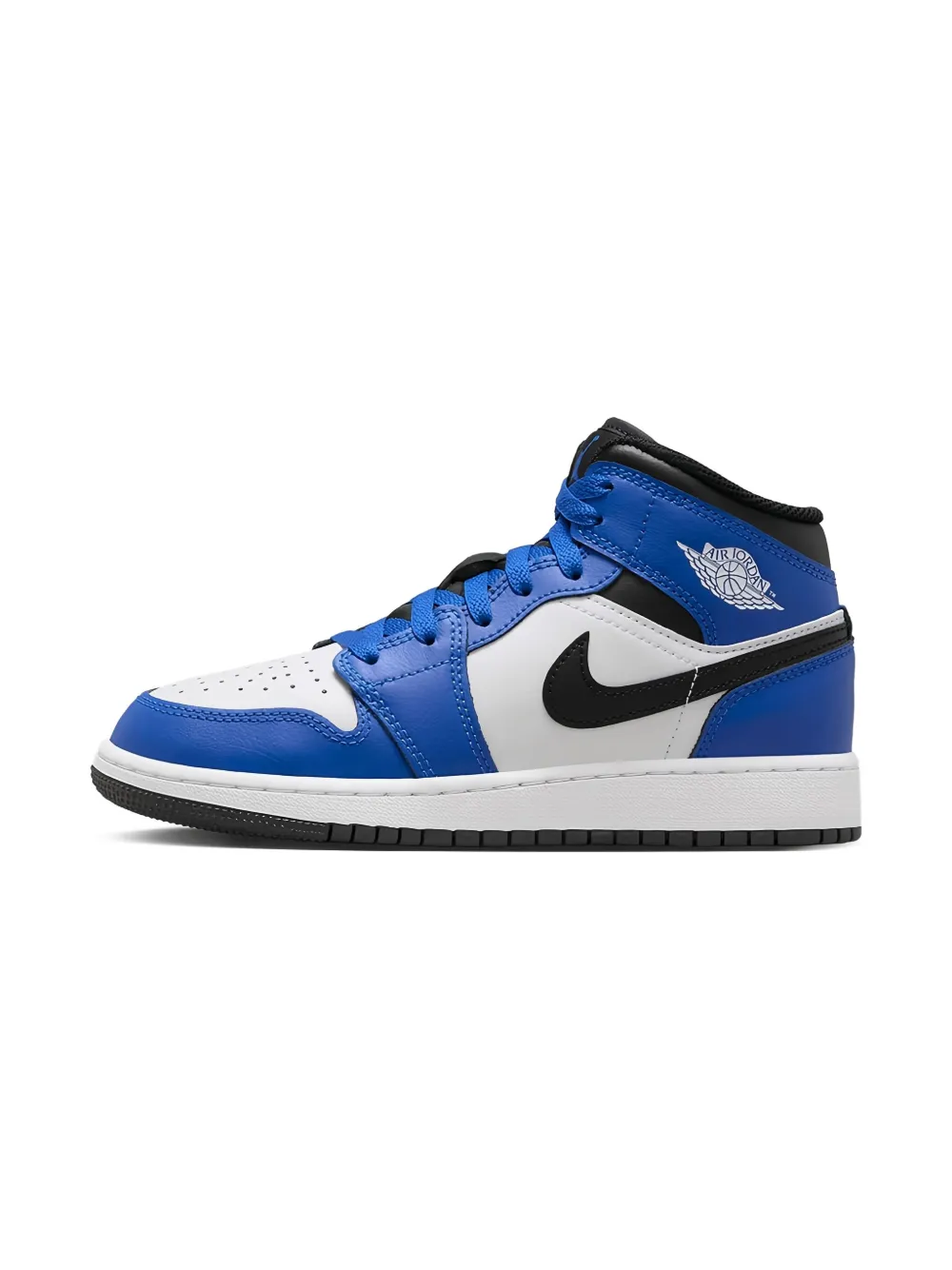 Jordan Kids Jordan 1 Mid "Game Royal White Black" sneakers Blue