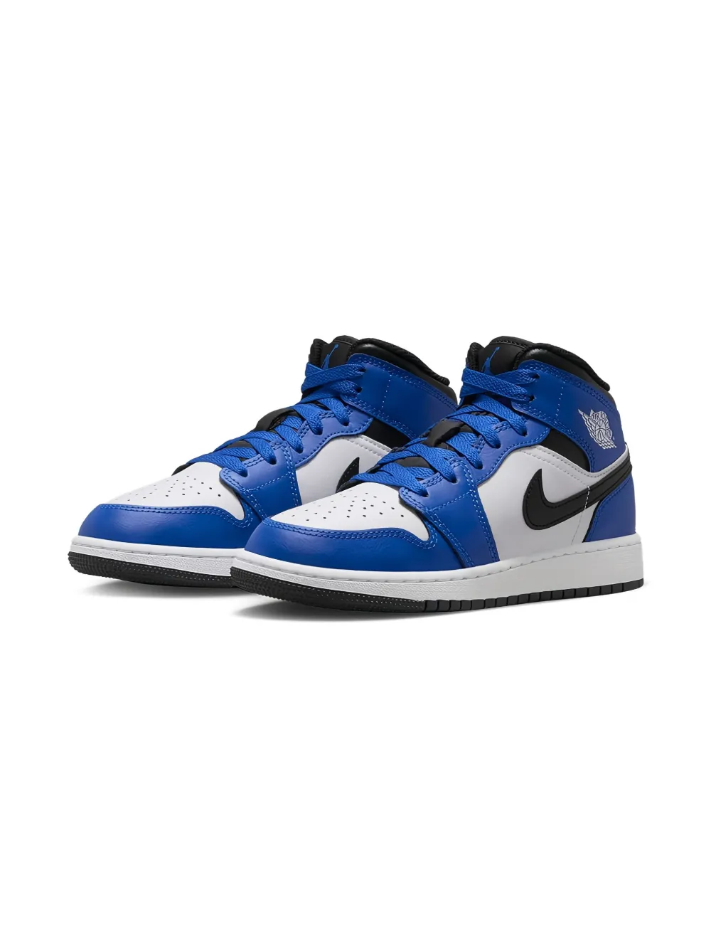 Jordan Kids Jordan 1 Mid Game Royal/White/Black sneakers - Blauw