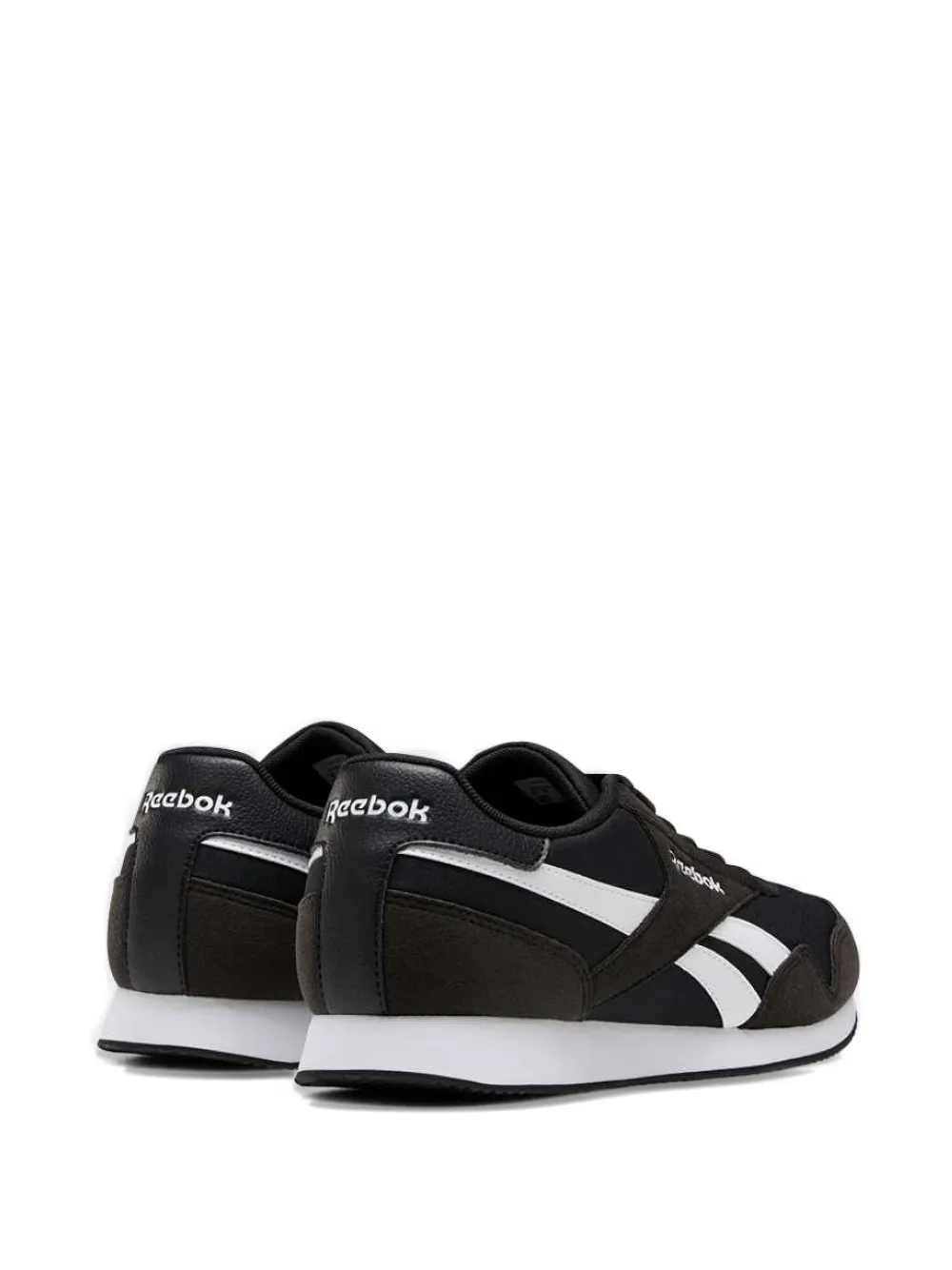 Reebok Royal Classic "black White" Sneakers In Black