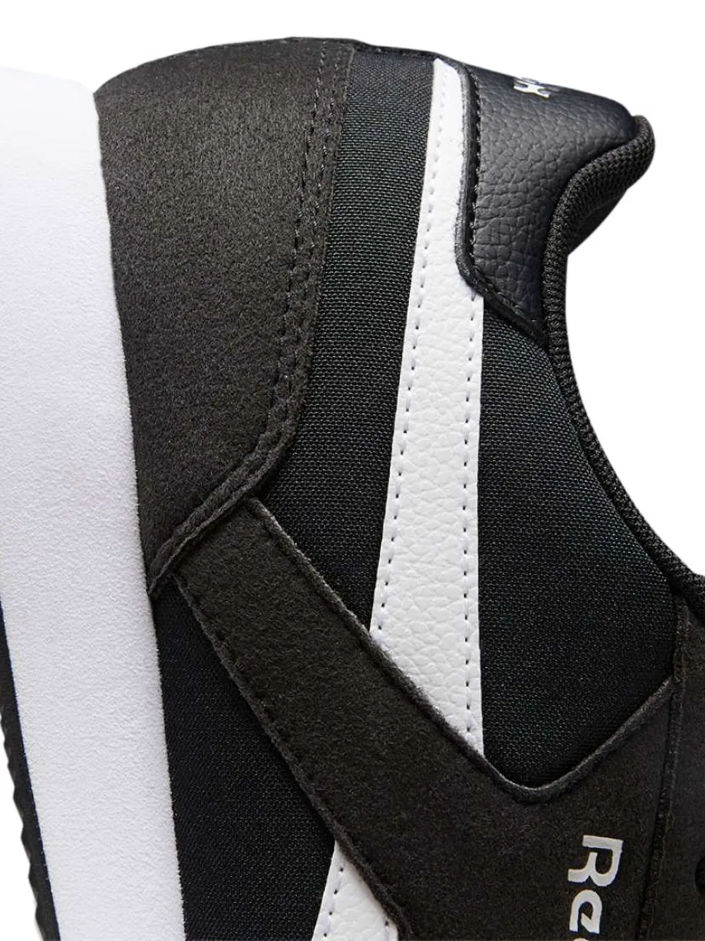 Reebok Royal Classic "black White" Sneakers In Black