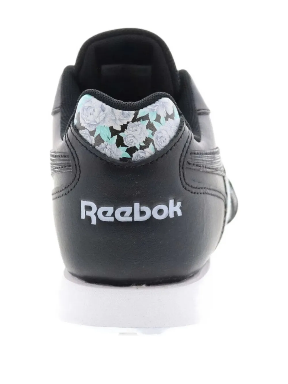 Reebok Cl Harman Run Floral-print Sneakers In Black
