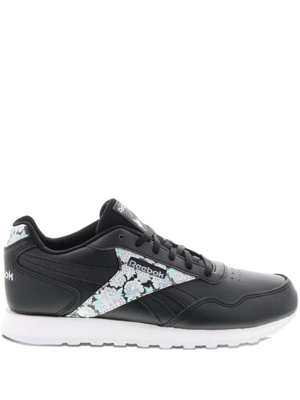 Reebok CL Harman Run floral-print sneakers Black