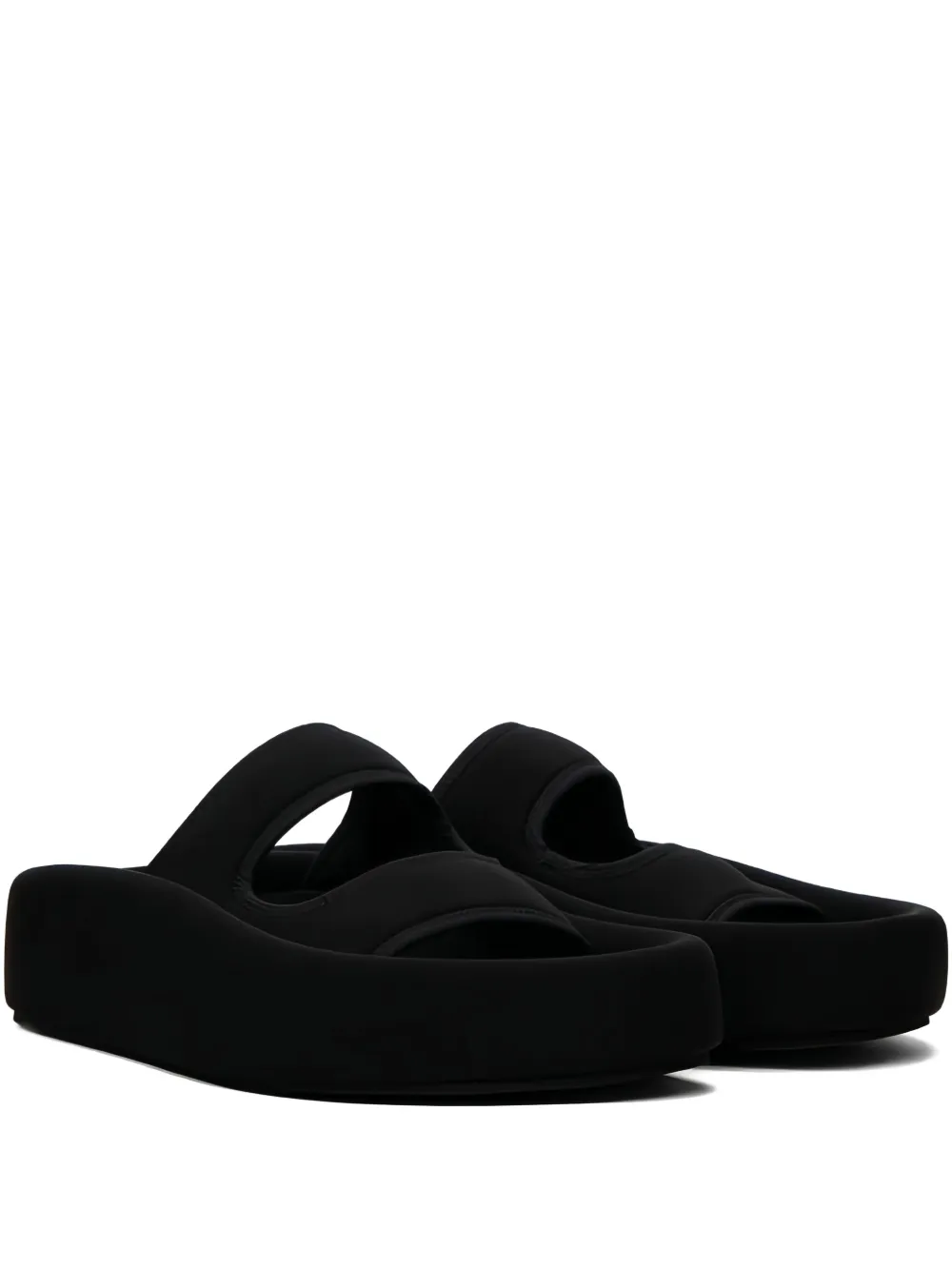 MM6 Maison Margiela プラットフォーム サンダル - ブラック MM6 Maison Margiela プラットフォーム サンダル - ブラック