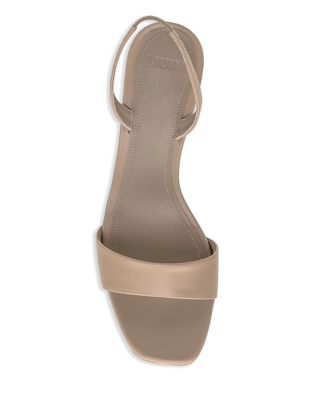 3juin 55mm Cameron sandals Neutrals