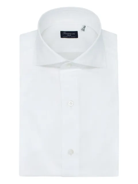 Finamore 1925 Napoli camisa con cuello italiano