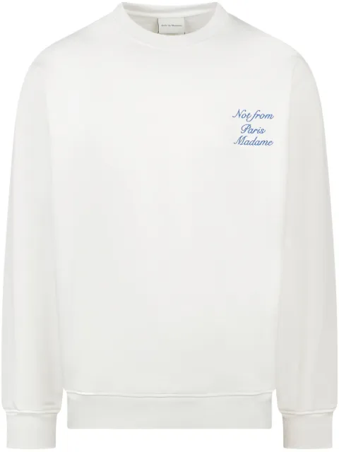 Drôle De Monsieur sudadera con logo bordado