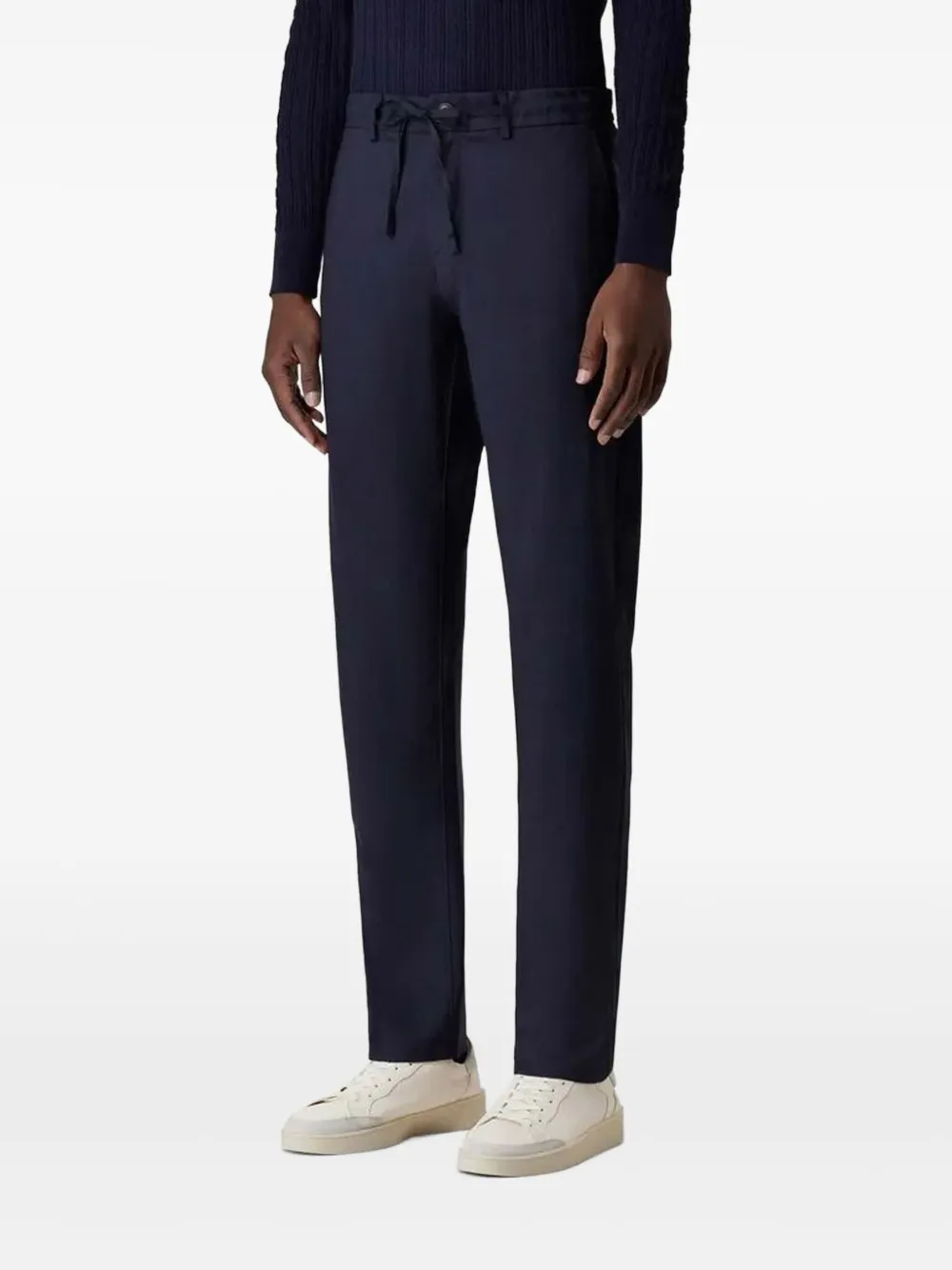 Canali Chino met trekkoord Blauw