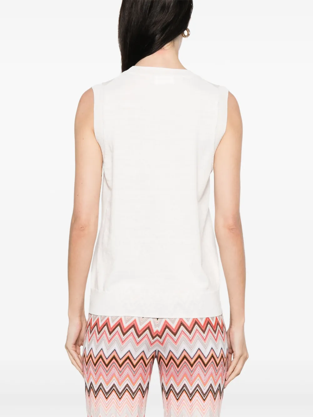 P.A.R.O.S.H. Babystretch gilet Wit