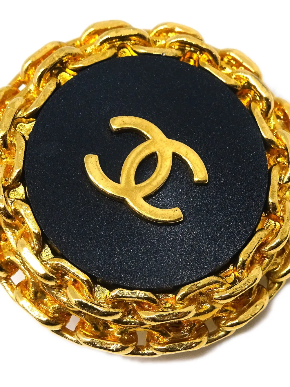 CHANEL Pre-Owned 1993 button clip-on earrings | Image 2