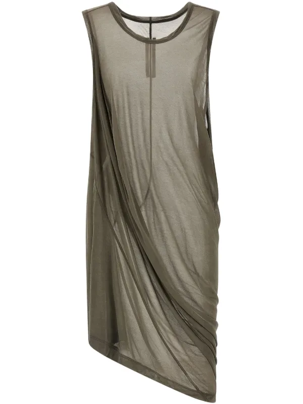 Tシャツ・カットソー RICK OWENS 'Anthem Tank' top Gray Rick Owens Anthem Tank Top | Grey | FARFETCH