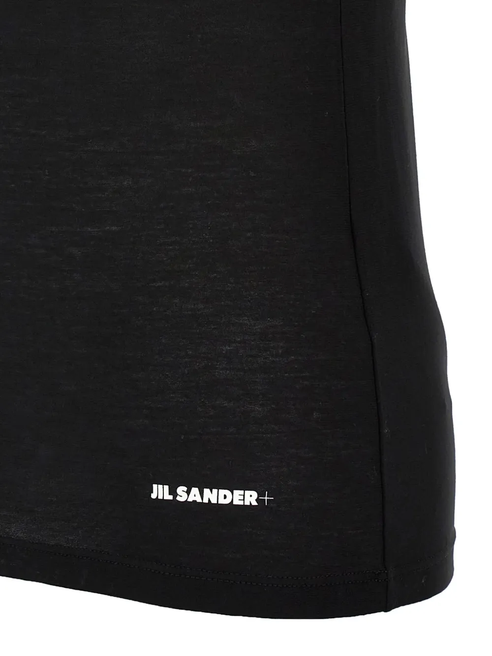 Shop Jil Sander Scoop-neck Tank Top In Black