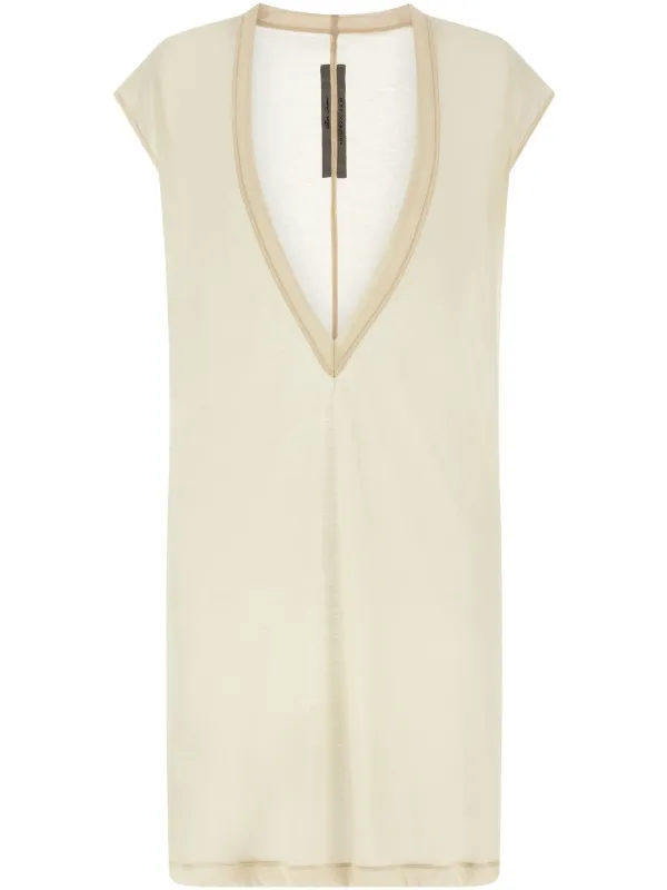 【送料&関税込】Rick Owens dylan T T-shirt Rick Owens Dylan T-shirt | Neutrals | FARFETCH JO