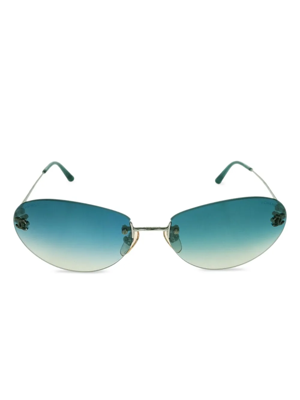 1990-2000s oval-frame sunglasses