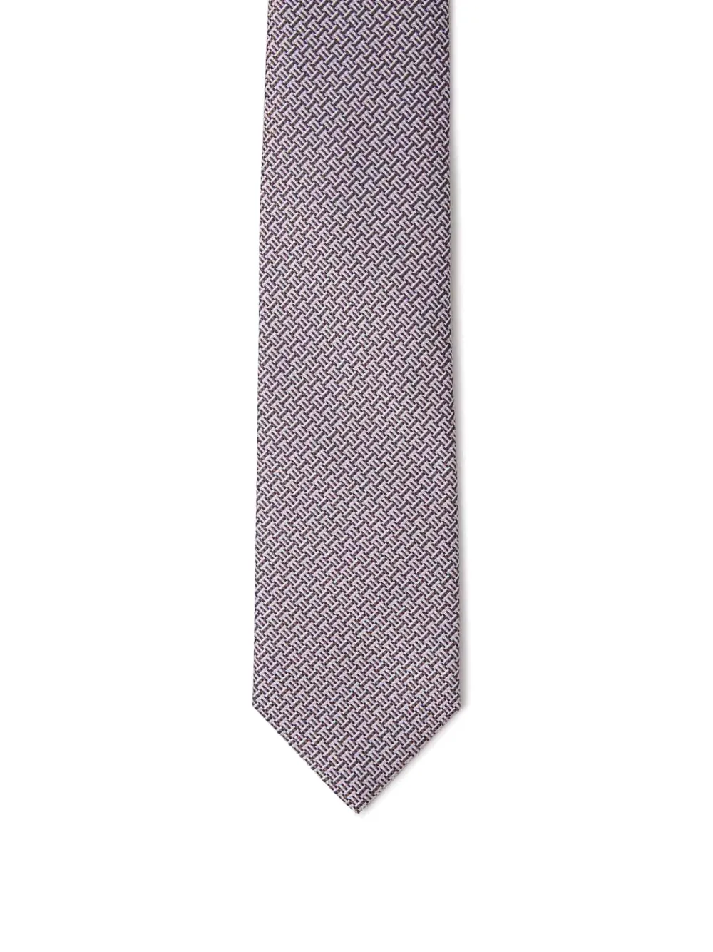 Brioni cravate à motif géométrique - Violet