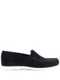 Manolo Blahnik Monaco suede loafers - Blue