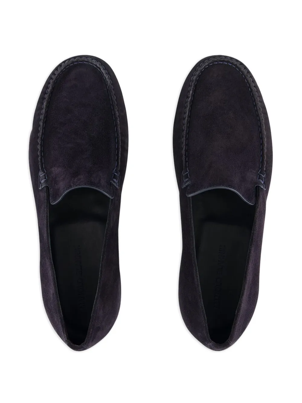 Manolo Blahnik Monaco suede loafers Blue