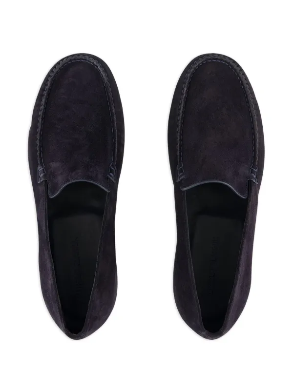 Manolo Blahnik Monaco スエード ローファー | ブルー | FARFETCH JP