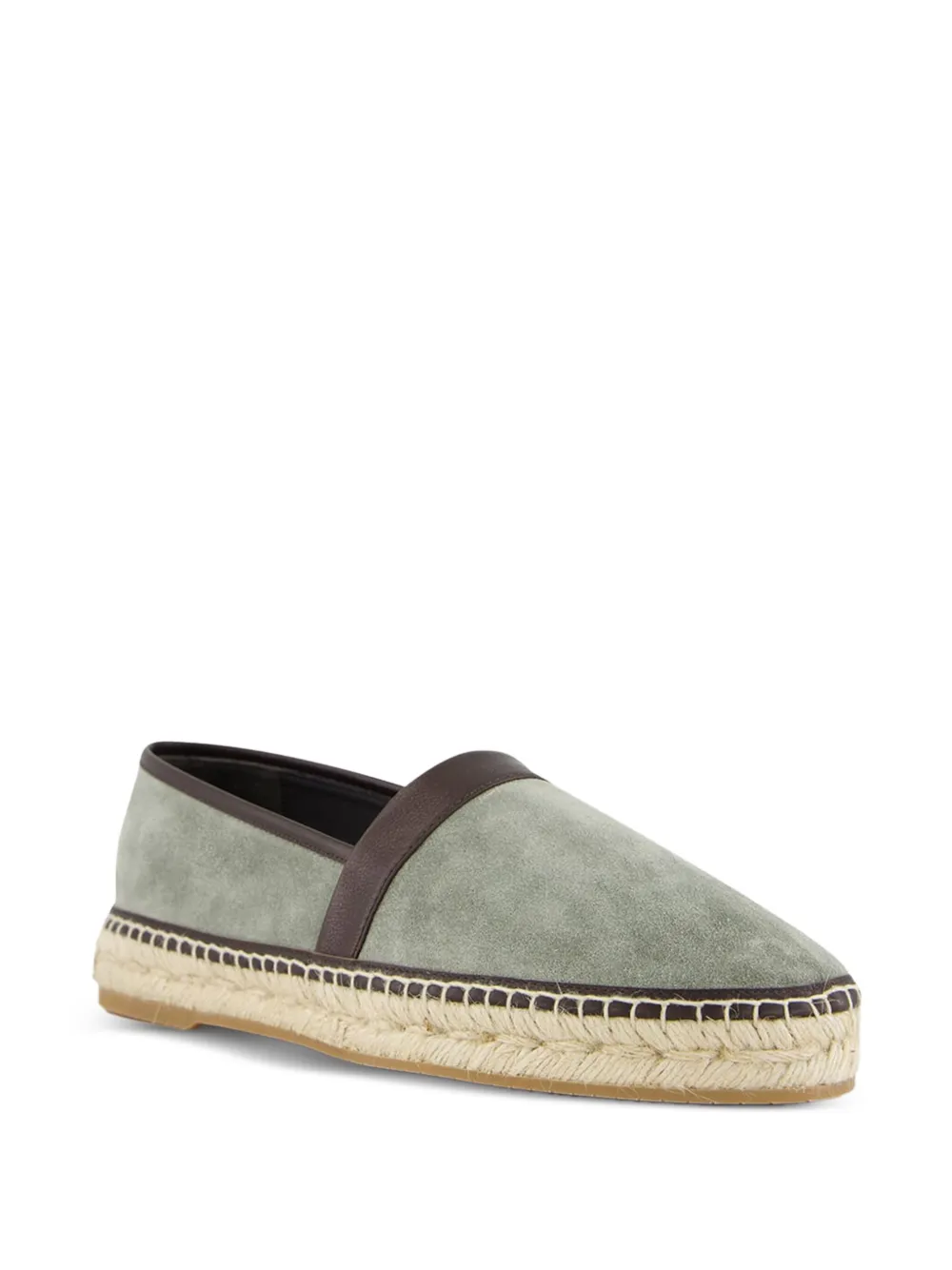 Manolo Blahnik Nerano suede espadrilles Green