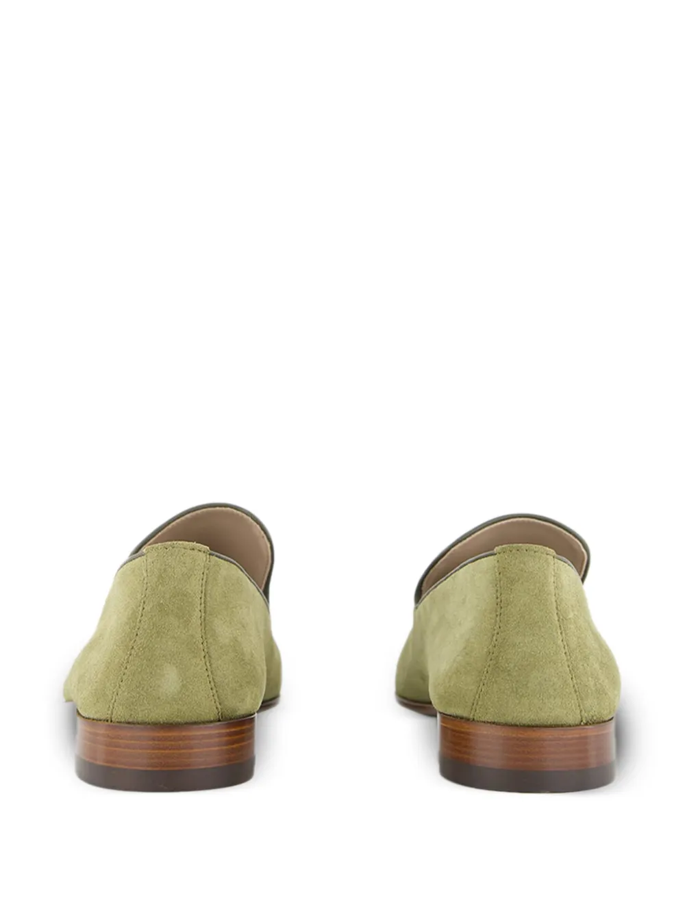Manolo Blahnik Truro suede loafers Green