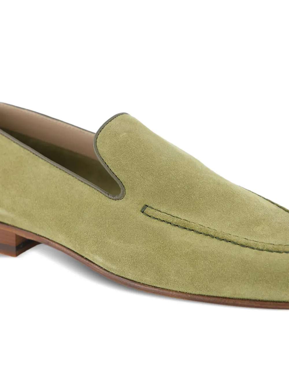 Manolo Blahnik Truro suede loafers Green