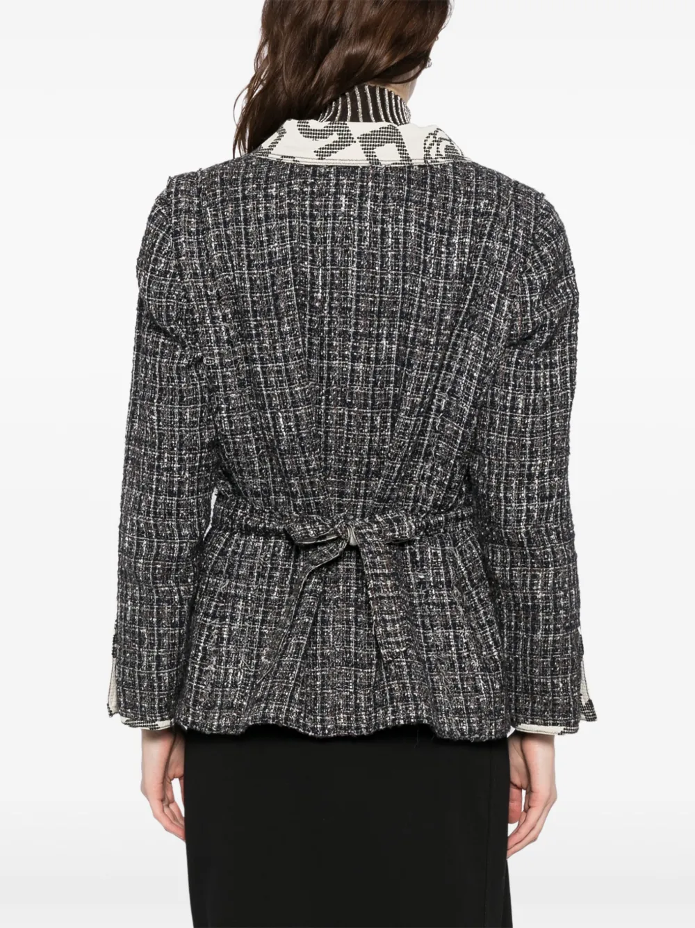 Pre-owned Chanel 2006 Single Breasted Jacket In Black