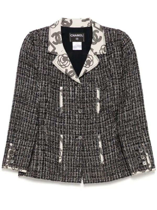 CHANEL Pre-Owned 2006 シングルジャケット | ブラック | FARFETCH JP