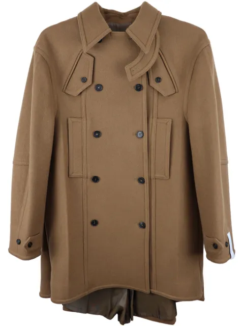 Rokh wool peacoat 