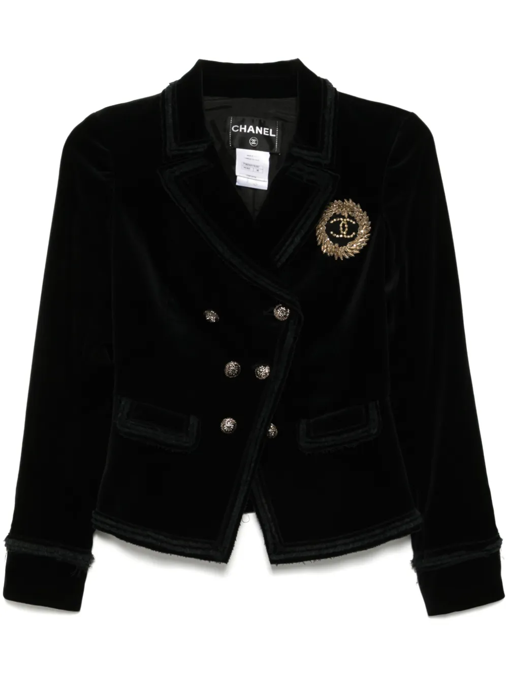 CHANEL Pre-Owned chamarra con doble botonadura 2010 | negro | Image 1