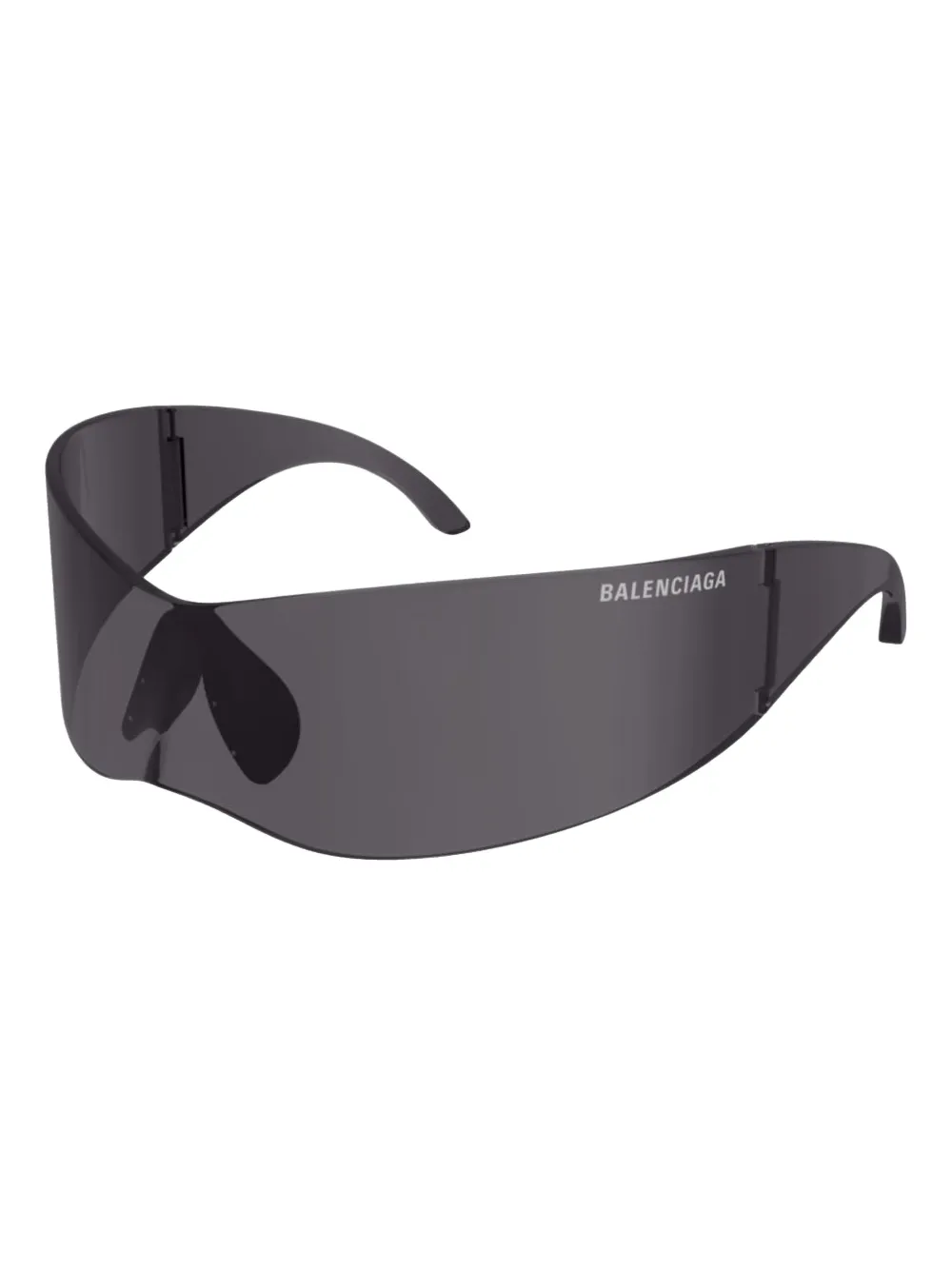 Balenciaga Eyewear mask-frame sunglasses - Zwart