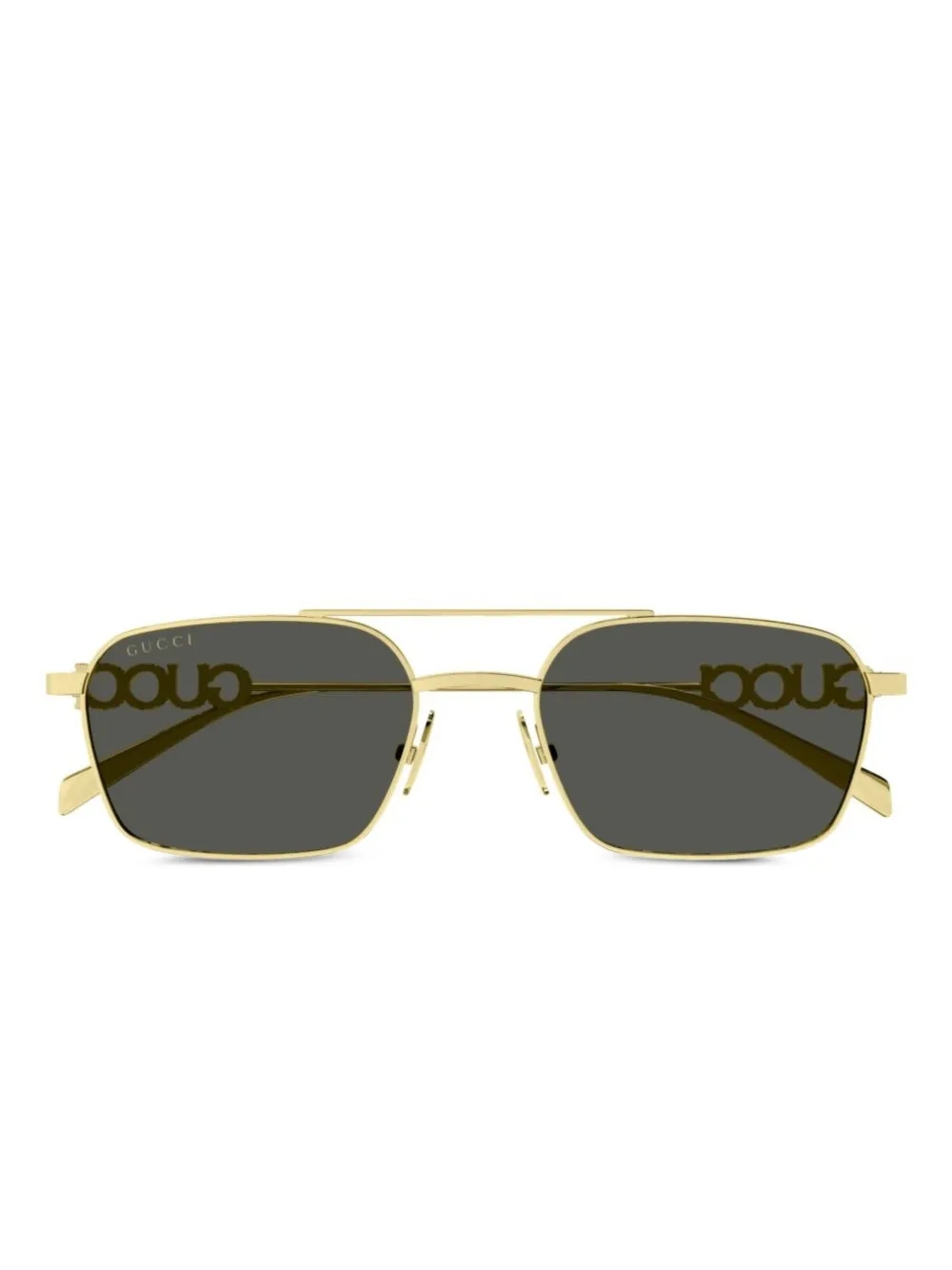 Gucci Eyewear Zonnebril met piloten montuur Goud