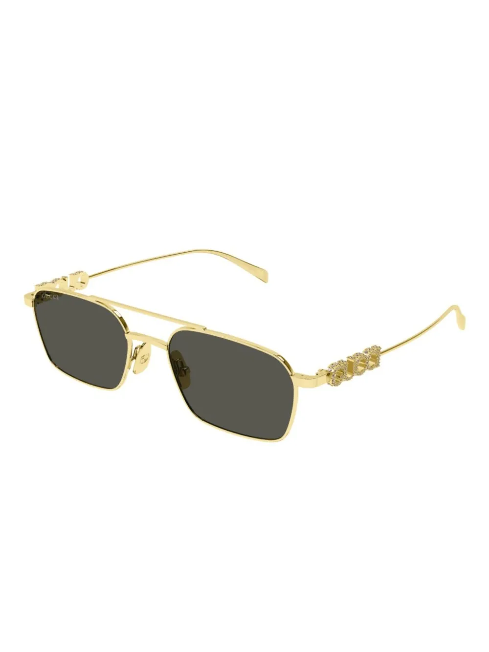 Gucci Eyewear navigator-frame sunglasses - Goud