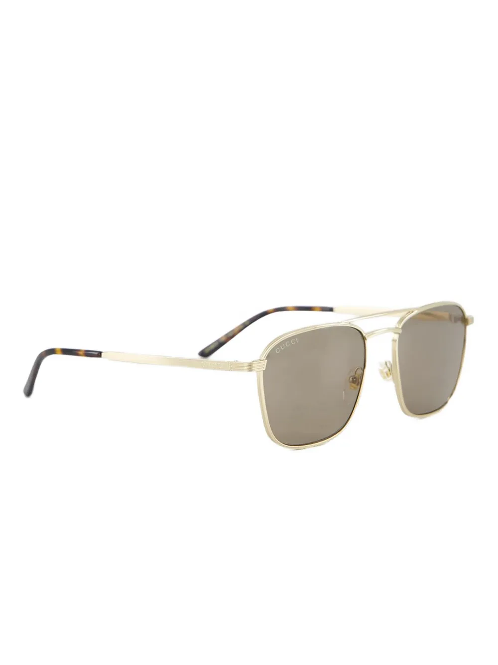 Gucci Eyewear Zonnebril met piloten montuur Goud
