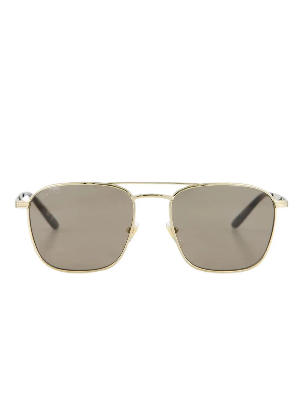 Gucci Eyewear Zonnebril met piloten montuur Goud