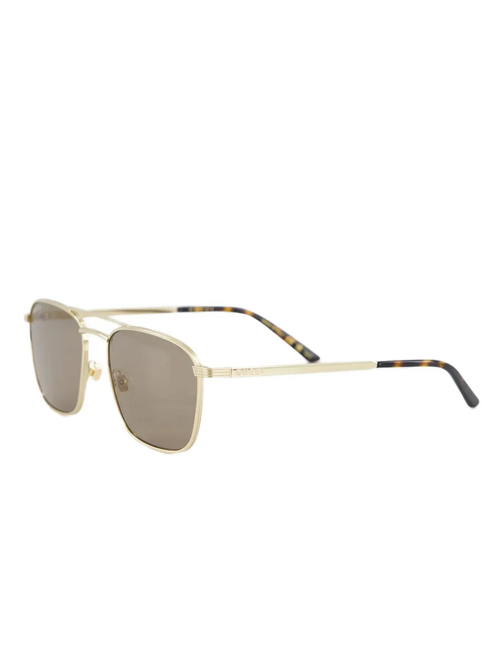 Gucci Eyewear Zonnebril met piloten montuur Goud