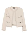 CHANEL Pre-Owned 1990-2000s cotton jacket - Neutrals