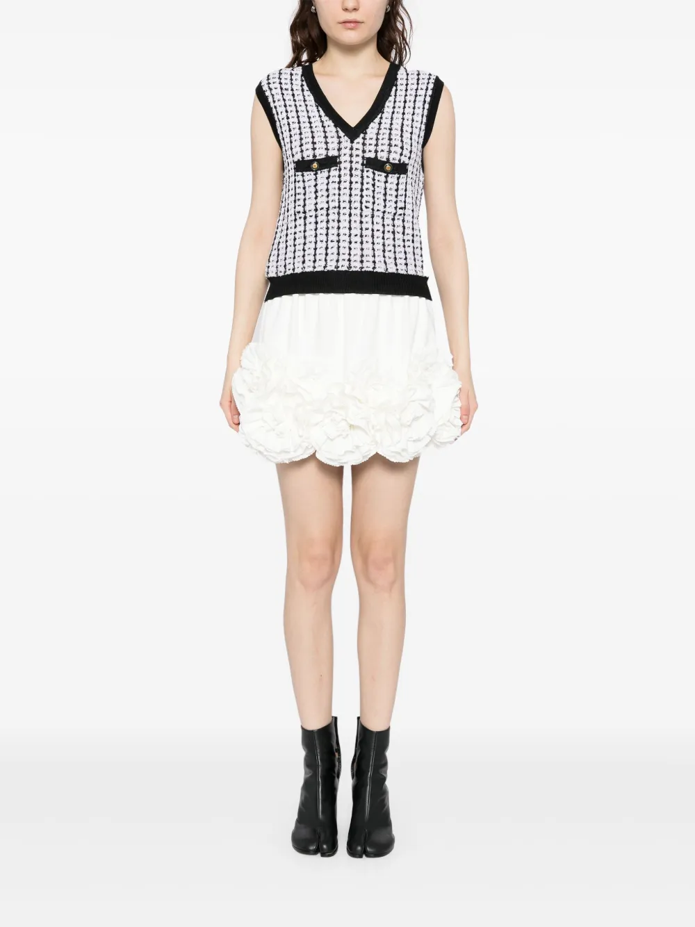 CHANEL Pre-Owned 1997 sleeveless vest sweater top | Image 2
