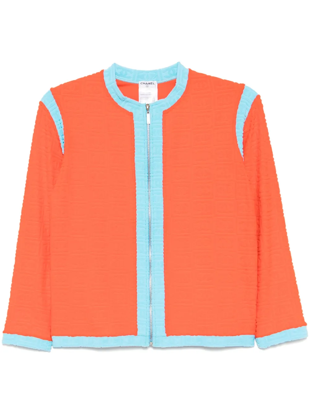 CHANEL Pre-Owned chamarra con cierre 2002 | naranja | Image 1