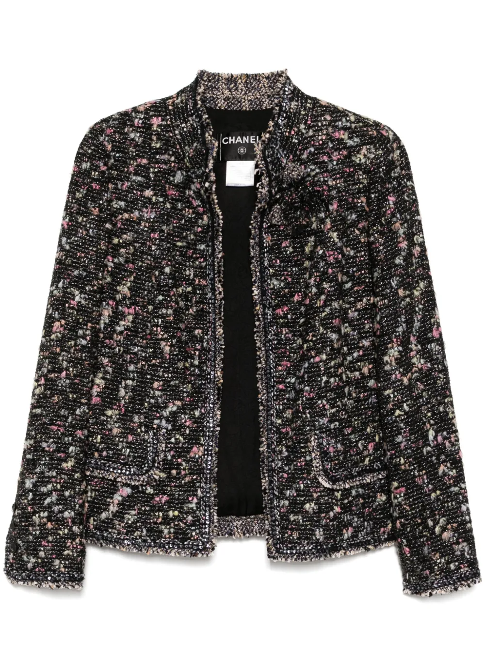 CHANEL Pre-Owned 2004 collarless jacket | Black | Image 1
