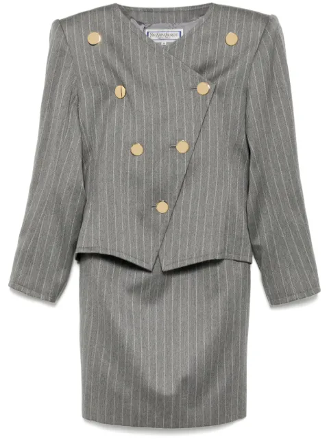Saint Laurent Pre-Owned 1990-2000s setup suit jacket skirt