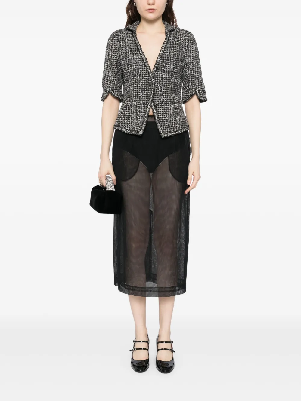 CHANEL Pre-Owned chamarra con botones 2010 | Image 2